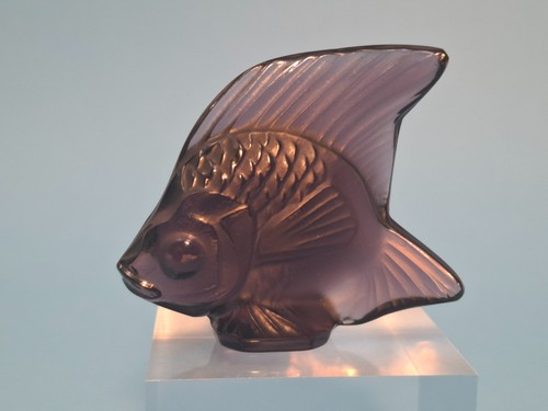 Poisson cristal lalique - cristal, de