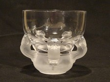 Cristal Lalique vase décoré