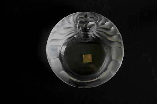 Cendrier verre lalique tate - en,