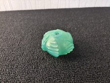 Mini vase vert en cristal