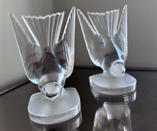 LALIQUE   Paire de serre