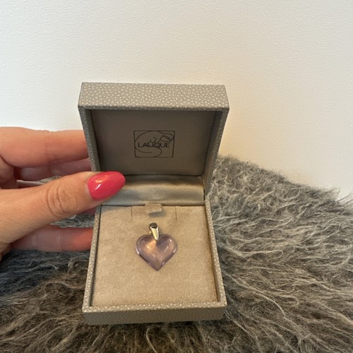 Pendentif cœur lalique - pendentif,